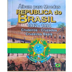 ÁLBUM PARA MOEDAS DO BRASIL 1942 – 1994