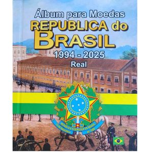 ÁLBUM PARA MOEDAS DO BRASIL 1994 - 2025 REAL