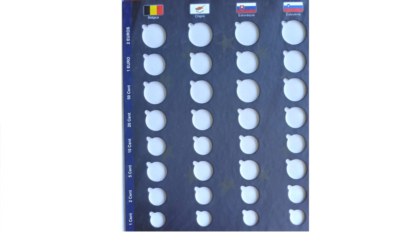 ÁLBUM PARA MOEDAS DO EURO POR TIPO - Imagem 3