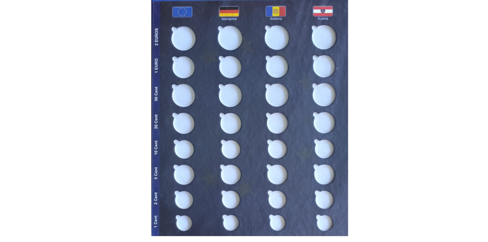 ÁLBUM PARA MOEDAS DO EURO POR TIPO - Imagem 2