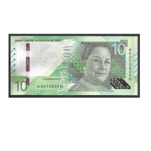 CÉDULA DO PERU 10 SOLES 2019 FE