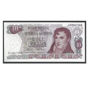 CÉDULA DA ARGENTINA 10 PESOS FE