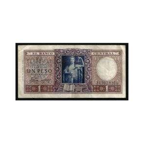 CÉDULA DA ARGENTINA 1 PESO MBC
