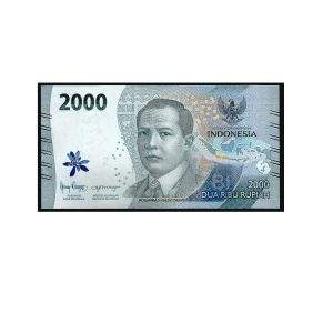 CÉDULA DA INDONÉSIA 2000 RÚPIAS 2022 P 163 FE