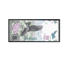 CÉDULA DA ARGENTINA 50 PESOS 2018 P 363 FE