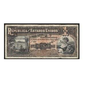 CÉDULA DE 1 MIL RÉIS R 76 MBC
