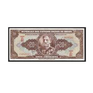 CÉDULA DE 20 CRUZEIROS C 083 SOB/FE
