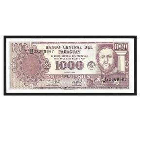 CÉDULA DO PARAGUAI 1000 GUARANIS 1998 P 214 A FE