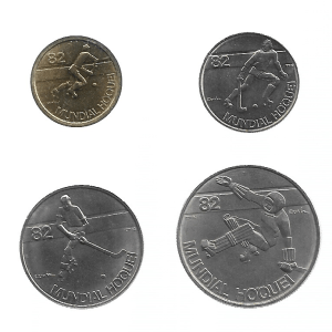 MOEDAS DE PORTUGAL 1982  SET COMPLETO