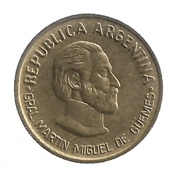 MOEDA DA ARGENTINA 50 CENTAVOS 2000 KM 129.1 - Imagem 2