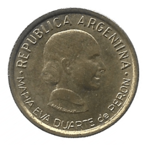 MOEDA DA ARGENTINA 50 CENTAVOS 1997 KM 121