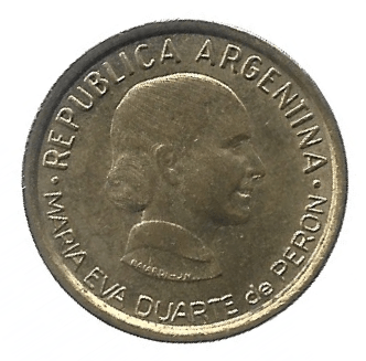 MOEDA DA ARGENTINA 50 CENTAVOS 1997 KM 121
