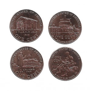 MOEDAS DOS EUA SET 5 CENTS 2009