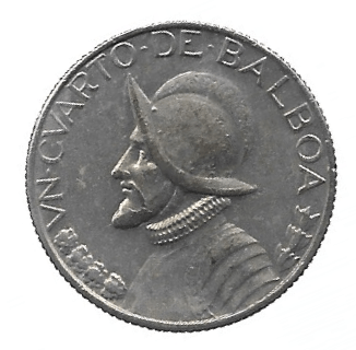 PANAMÁ 1/4 DE BALBOA 1973 KM 11.2 A