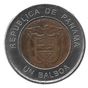 MOEDA DO PANAMÁ 1 BALBOA 2011 KM 141