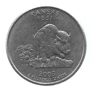 MOEDA DOS EUA 25 C QUARTER 2005 P KM 373
