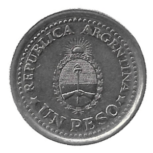 MOEDA DA ARGENTINA 1 PESO 1960 KM 58