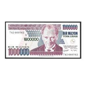 CÉDULA DA TURQUIA 1 MILHÃO DE LIRAS FE