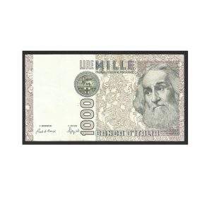 CÉDULA DA ITÁLIA 1000 LIRAS SOBERBA