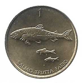 MOEDA DA ESLOVÊNIA 1 TOLAR 2001 KM 4
