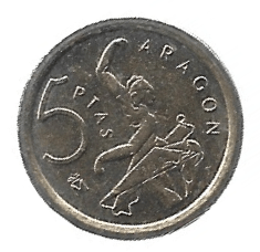 MOEDA DA ESPANHA 5 PESETAS 1994 KM 931