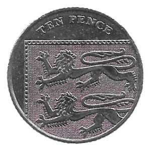 MOEDA DO REINO UNIDO  10 PENCE 2010 KM 1110
