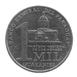 MOEDA DO PARAGUAI 1000 GUARANIS 2008 KM 198