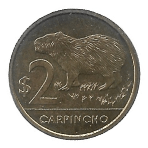 MOEDA DO URUGUAI 2 PESOS 2019 KM 136