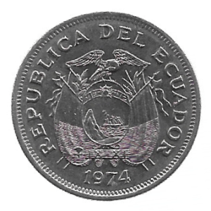 MOEDA DO EQUADOR 1 SUCRE 1974 KM 78 B