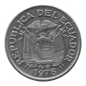MOEDA DO EQUADOR 1 SUCRE 1978 KM 78 B