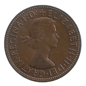 MOEDA DO REINO UNIDO 1 PENNY 1967 KM 897