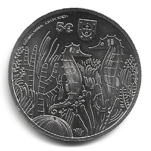 MOEDA DE PORTUGAL 5 EUROS 2021