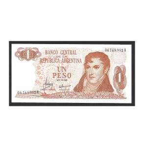 CÉDULA DA ARGENTINA 1 PESO FE