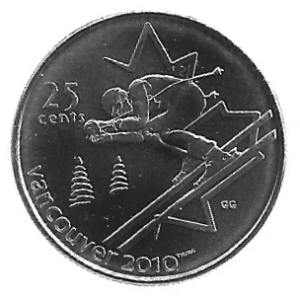 MOEDA DO CANADÁ 25 C 2007 KM 686