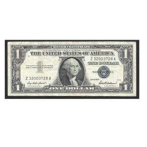 CÉDULA DOS EUA 1 DÓLAR 1957 MBC