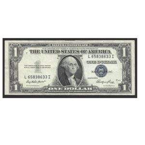 CÉDULA DOS EUA 1 DÓLAR 1935 MBC/SOB