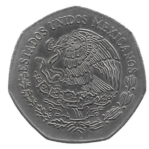 MOEDA DO MÉXICO 10 PESOS 1977 KM 477.1