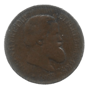MOEDA DO BRASIL 20 RÉIS 1869 B 788