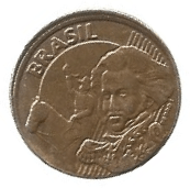 MOEDA DO BRASIL 10 CENTAVOS 2013 V 503 PEQUENO BONÉ