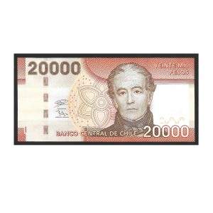 CÉDULA DO CHILE 20000 PESOS FE