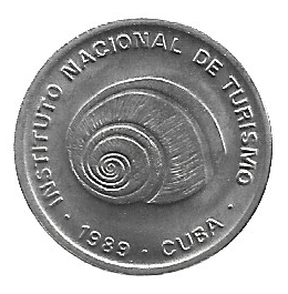 MOEDA DE CUBA 5 CENTAVOS 1989