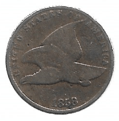 MOEDA DOS EUA 1 CENT 1858 KM 85