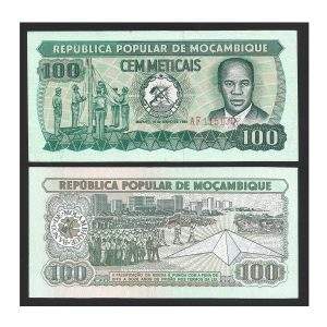 CÉDULA DE MOÇAMBIQUE 100 METICAIS FE