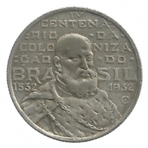 MOEDA DO BRASIL 2000 RÉIS 1932 P 719 SOBERBA