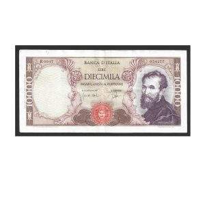CÉDULA DA ITÁLIA 10000 LIRAS 1962 MBC