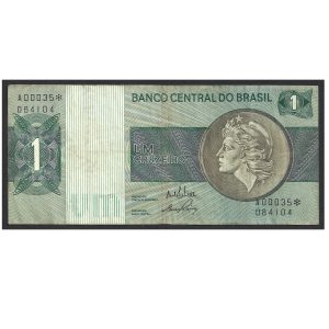 CÉDULA DE 1 CRUZEIRO DE REPOSIÇÃO C 129 A MBC