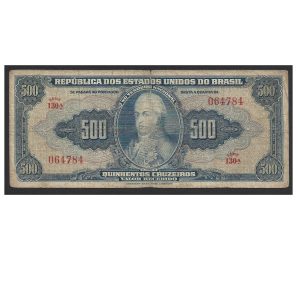 CÉDULA DE 500 CRUZEIROS C 044 MBC