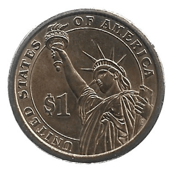 MOEDA DOS EUA 1 DÓLAR 2008 D KM 402 - Imagem 2