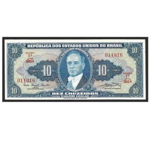 CÉDULA DE 10 CRUZEIROS C 019 FE