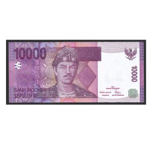 CÉDULA DA INDONÉSIA 10.000 RUPIAS 2005-8 P 143 D FE